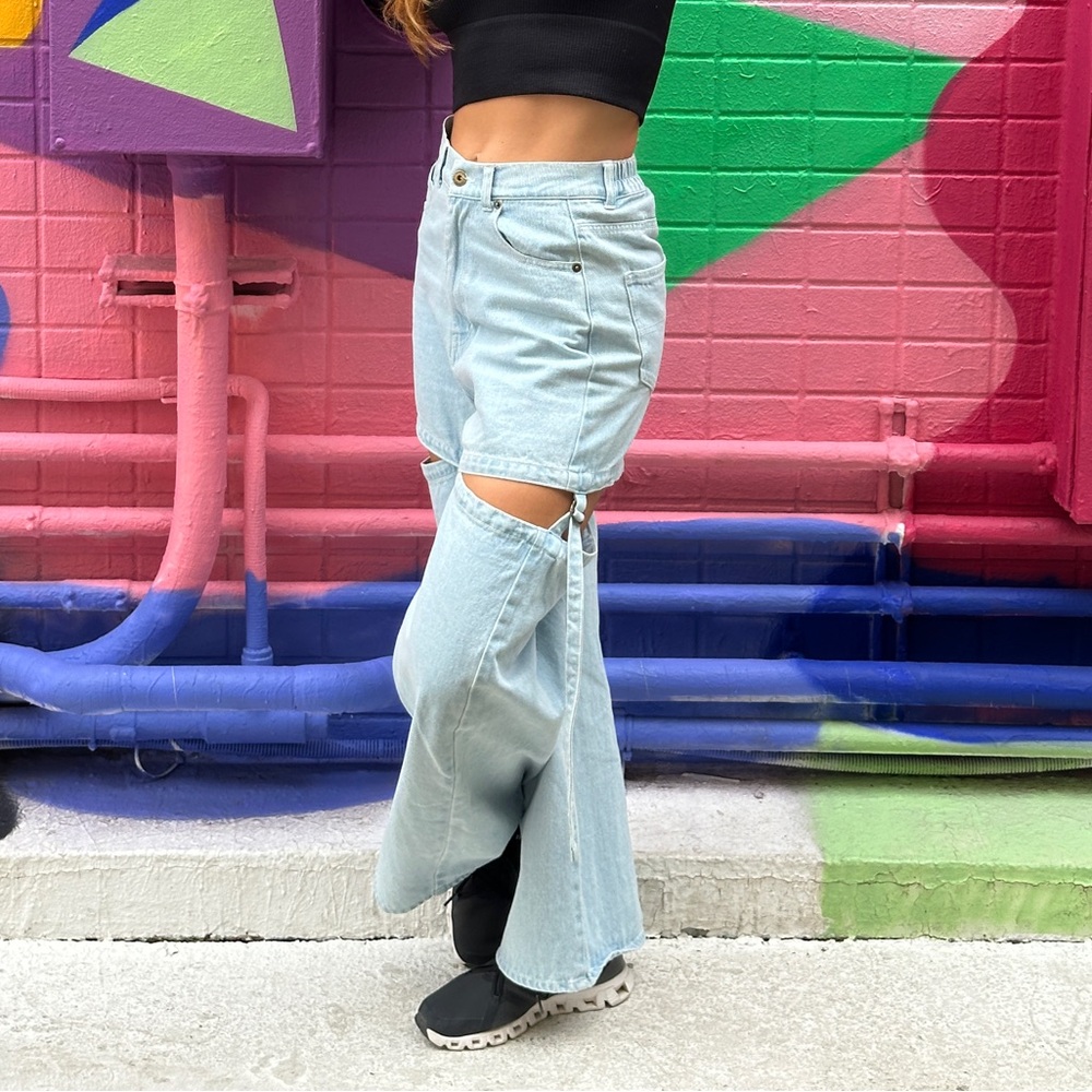 Barrel Jean Blue Wash